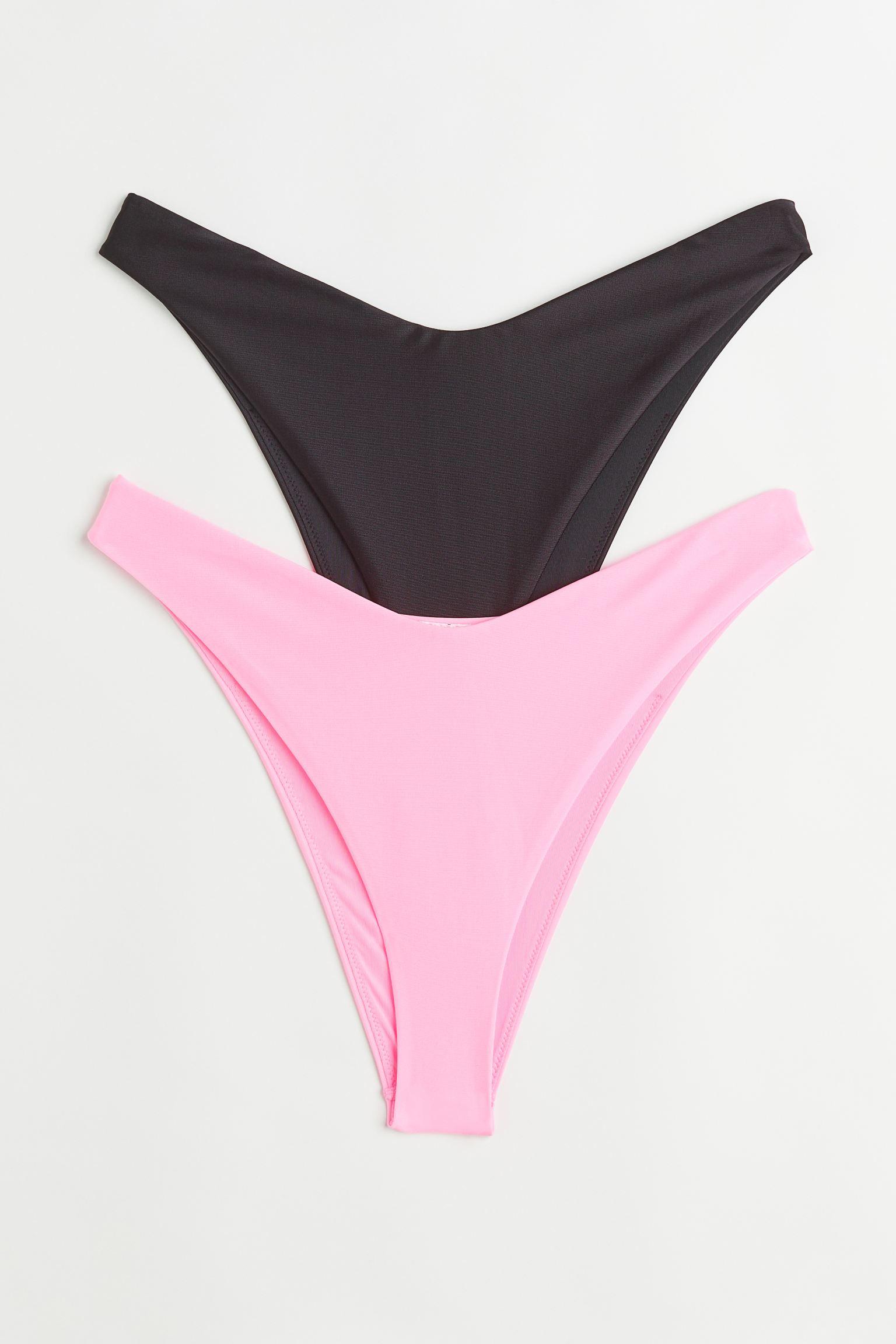 Набір купальних трусів XL 2 шт. Рожево-чорний (9537375wer)