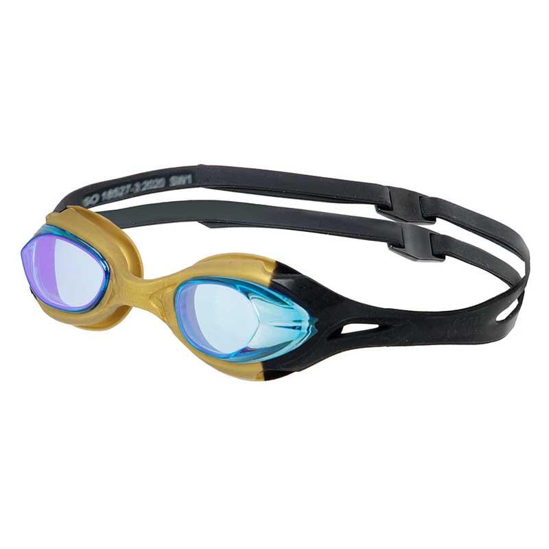 Очки для плавания Mad Wave Rocket Rainbow Junior M043009 Золото-черный (60444241)