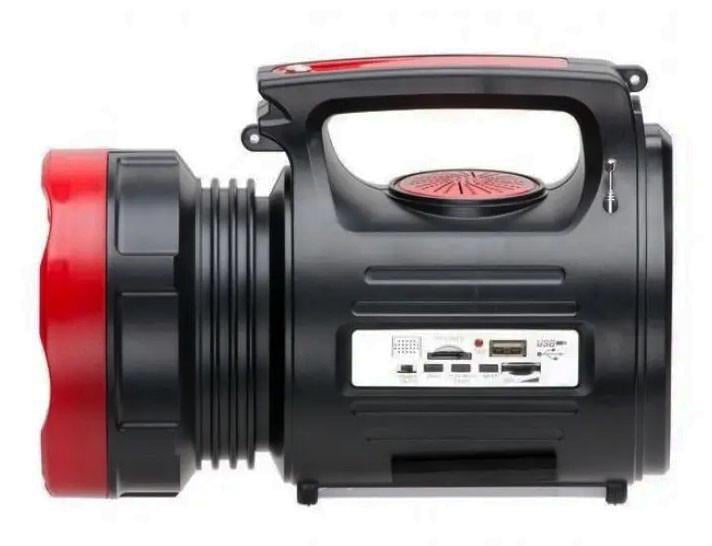 Ліхтар-прожектор переносний Yajia YJ-1908T акумуляторний сонячна панель 3 лампи (2040443041)