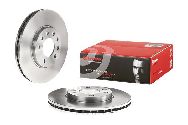 Тормозной диск передний BREMBO 09.7629.10 на Opel Astra/Combo/Corsa/Meriva/Zafira