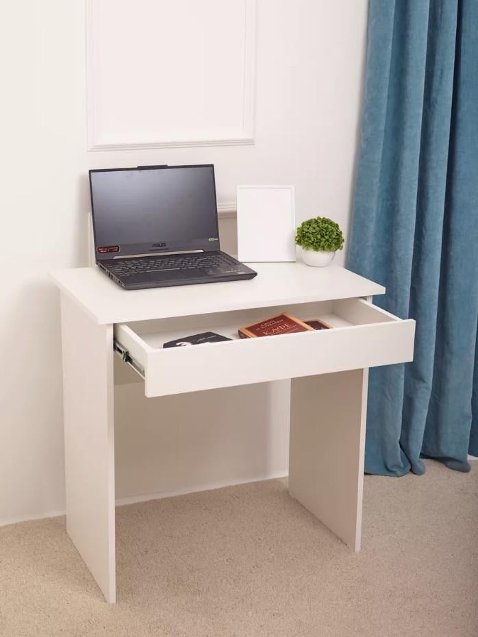 Стіл комп'ютерний Klick-System СЛ-78 з ящиком Білий (СЛ-78-Бл) Стіл комп'ютерний Klick-System СЛ-78 з ящиком Білий (СЛ-78-Бл)