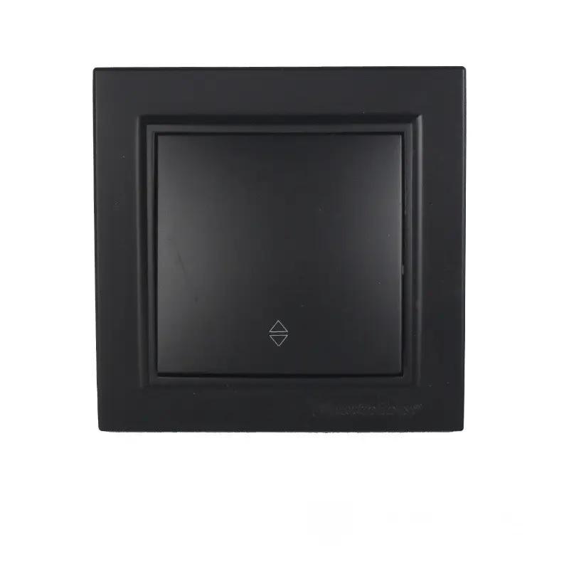 Выключатель проходной ElectroHouse Enzo IP22 Безупречный графит (EH-2186-PG)