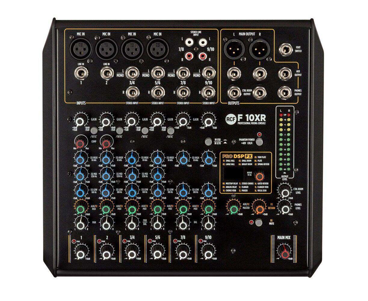 Аналоговый пульт микшерный RCF F10XR - фото 4 Аналоговый пульт микшерный RCF F10XR - фото 4