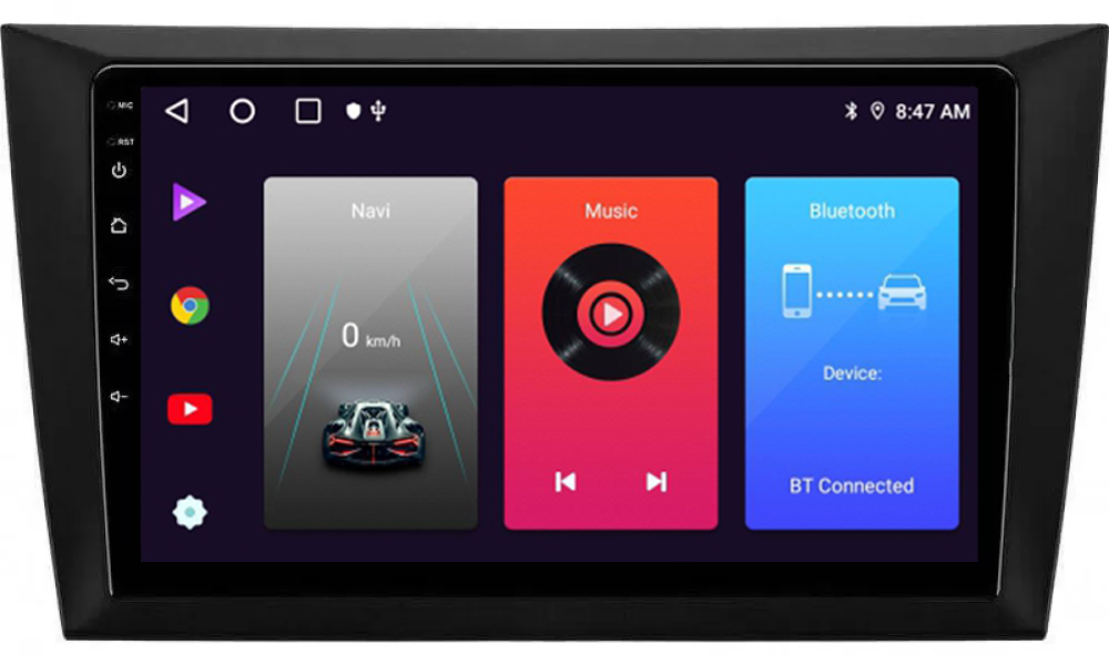 Магнитола штатная Sigma S9332 3/32 Gb 4G DSP Volkswagen Golf 6 2008-2016 9" (AR-91473)