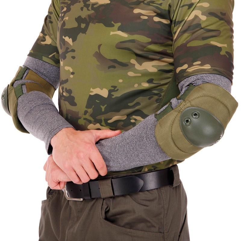 Комплект захисту наколінники/налокітники Олива (2439203629) - фото 4 Комплект захисту наколінники/налокітники Олива (2439203629) - фото 4