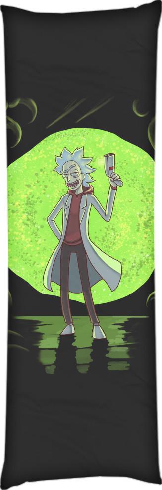 Подушка дакимакура Rick vs Monsters 40x100 см (13549418)
