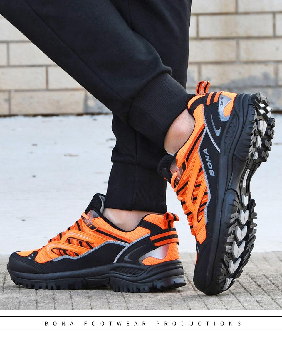 Кросівки чоловічі Bona нубук/текстиль/шкіра. р. 42 Чорний/Помаранчевий (6803251) - фото 3 Кросівки чоловічі Bona нубук/текстиль/шкіра. р. 42 Чорний/Помаранчевий (6803251) - фото 3