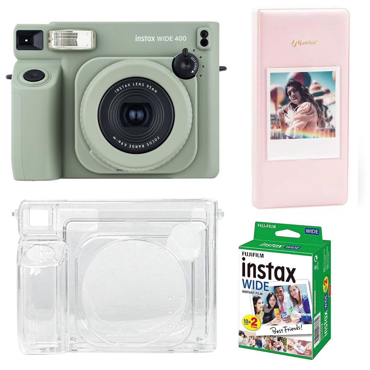 Набор камера Fujifilm Instax Wide 400 фотобумага 20 шт./чехол/фотоальбом на 64 фото Розовый (2728000721)