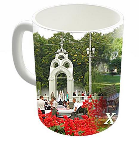 Чашка Харьков сувенирная Белый (z0631)