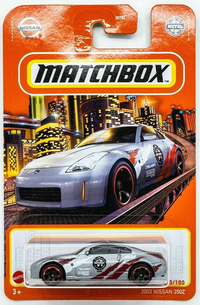 Игрушечная машинка Matchbox 2003 Nissan 350Z 2022 MBX City №13 (HFP68)