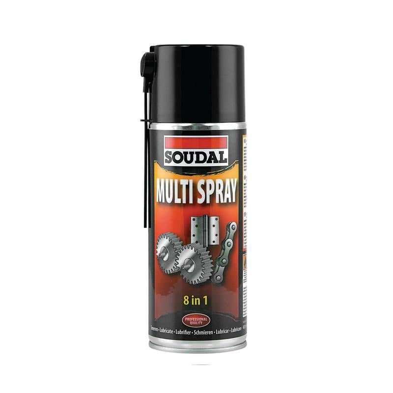 Аерозоль мастильний SOUDAL Multi Spray універсальний 400 мл 3 шт. Безбарвний (0000900000001000MS)