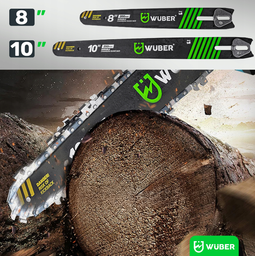 Пила аккумуляторная цепная Wuber 2 аккумулятора 2Ач 20В/2 шины - фото 9