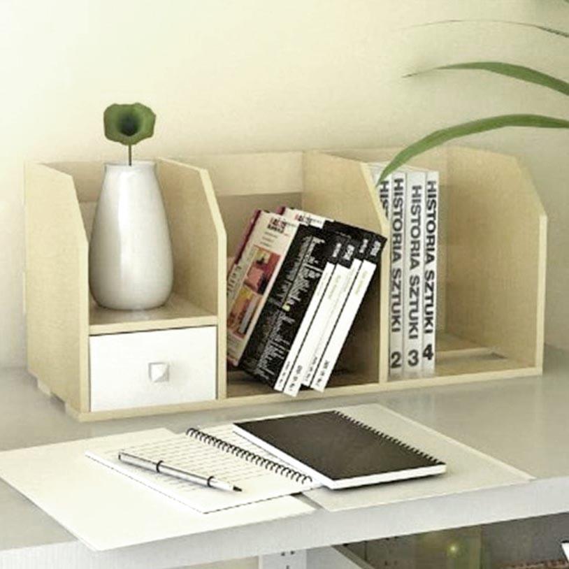 Полка книжная настольная из дерева Верлио Бланже (КПА-010901)