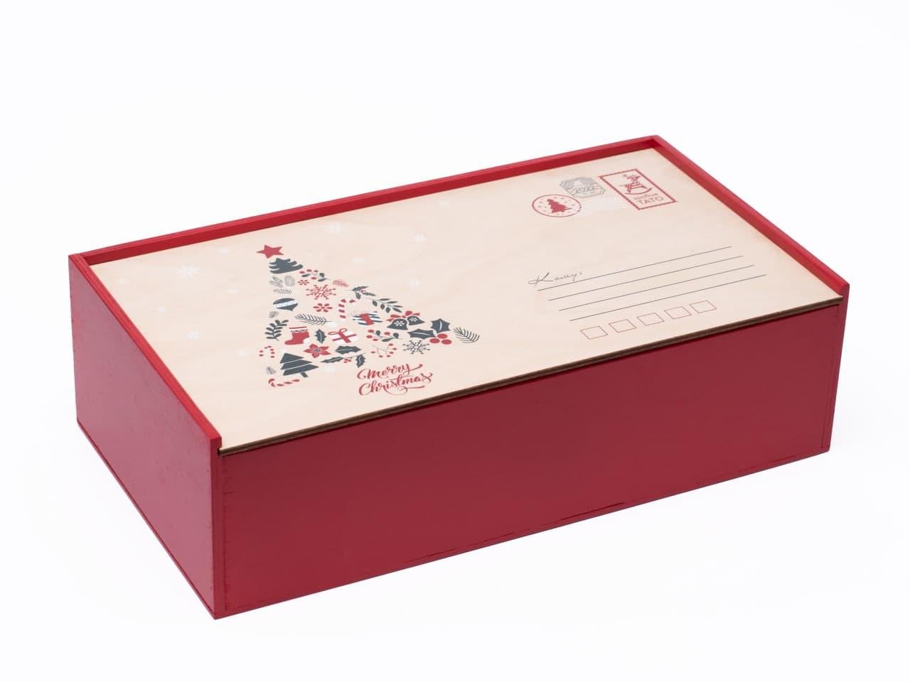 Подарункова коробка Зробив Тато Татова пошта фарбована (BOX2204) - фото 2 Подарункова коробка Зробив Тато Татова пошта фарбована (BOX2204) - фото 2