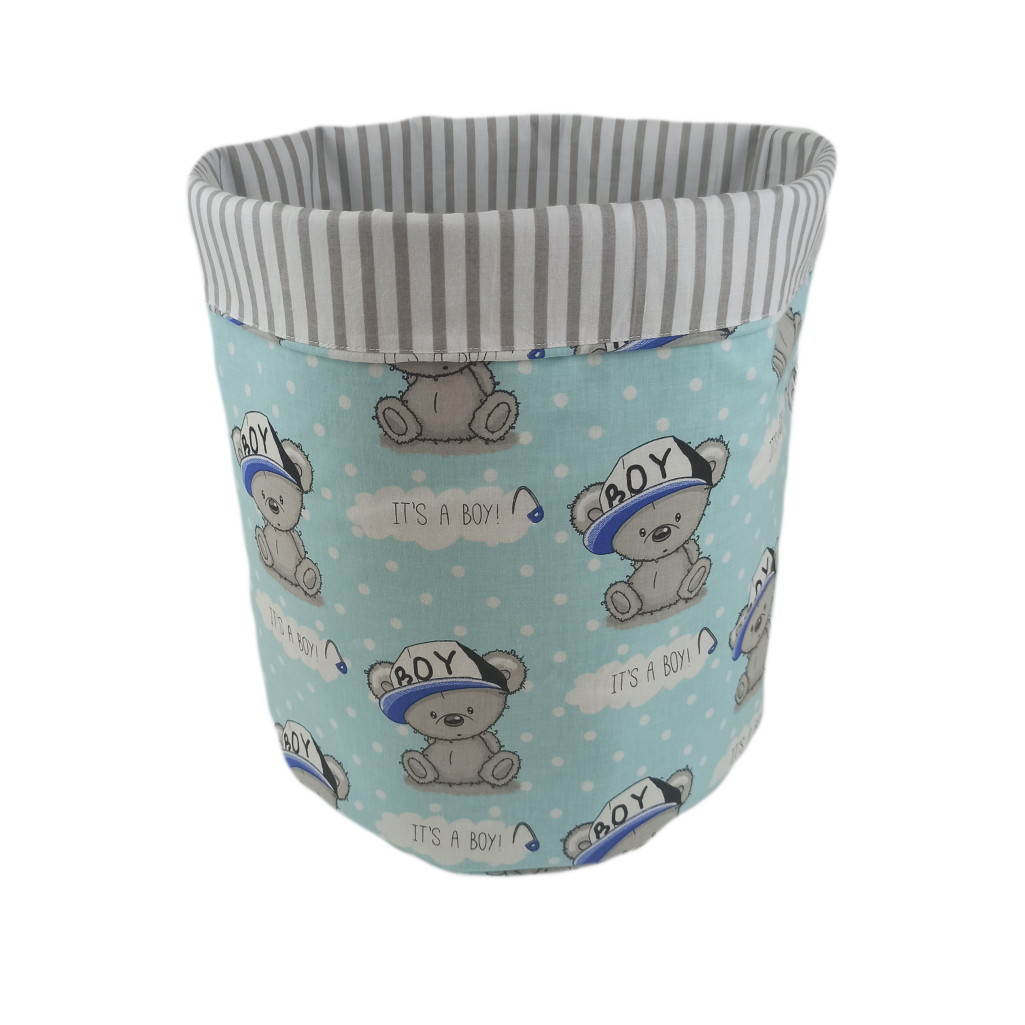 Корзин для игрушек с отворотом Its a Boy! 35х45 см хлопок (SH-3519-RFRBACO-UA-05) Корзин для игрушек с отворотом Its a Boy! 35х45 см хлопок (SH-3519-RFRBACO-UA-05)