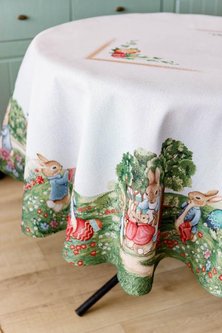 Скатерть Прованс Поляна oval 135х240 см (34183)