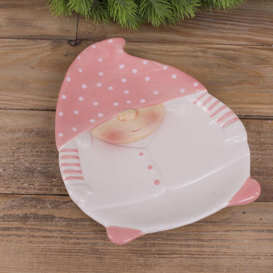 Тарілка керамічна Гном 23,5 см (2037)