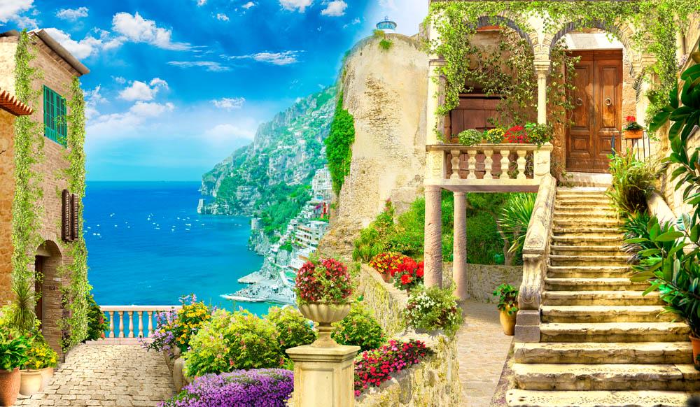 Фотообои Artside Фреска с видом на море 577271305