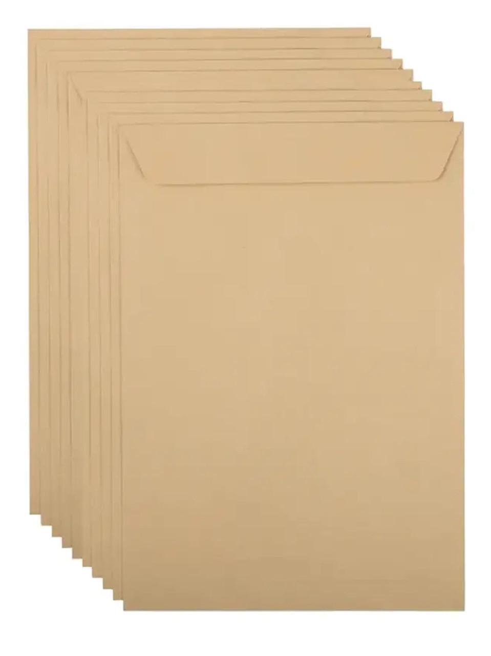 Конверты крафтовые Crelando C5 с клеевой полоской 90 г/м2 20 шт. Бежевый (2859779724)