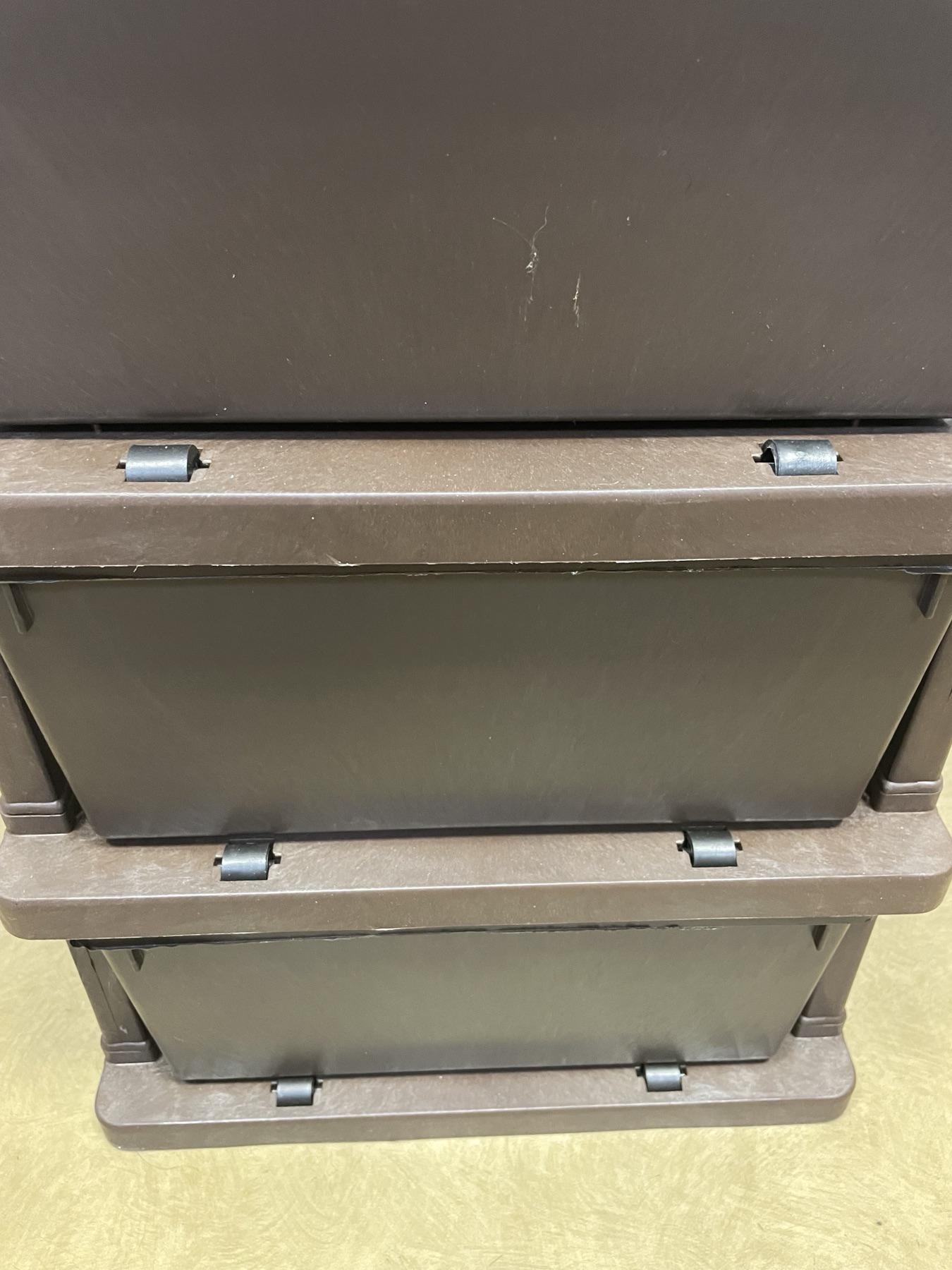 Комод пластиковый 4 ящика 43х34х64 см Бежево-коричневый (29439015) - фото 8 Комод пластиковый 4 ящика 43х34х64 см Бежево-коричневый (29439015) - фото 8