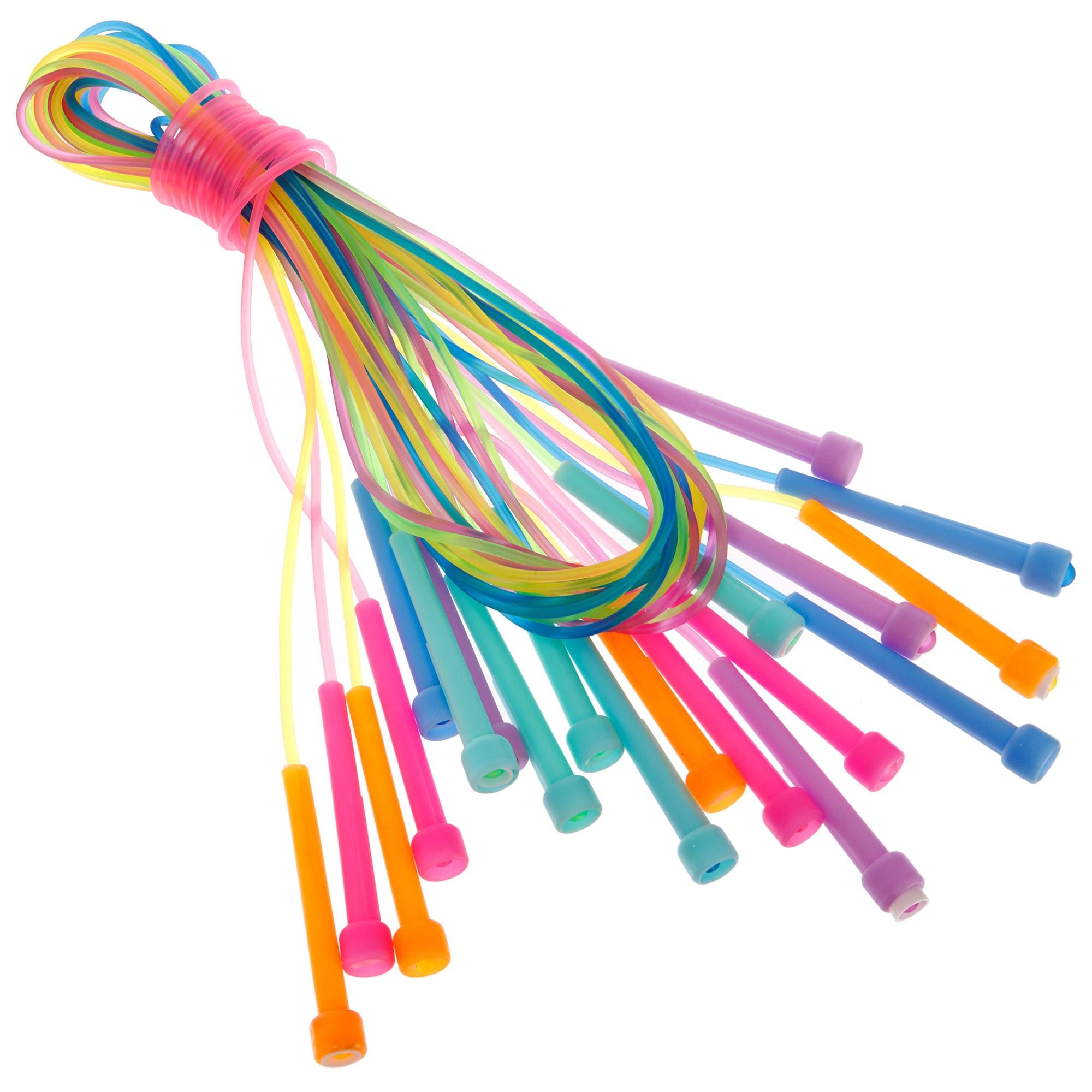 Скакалка дитяча з PVC джгутом SP-Sport FI-4918 10 шт. 2,6 м d-4,5 мм Різнокольоровий (32511281)