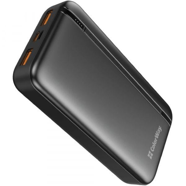Повербанк ColorWay EnergyPlus 20000 mAh 22,5 W Black (CW-PB200LPB4BK-PD)
