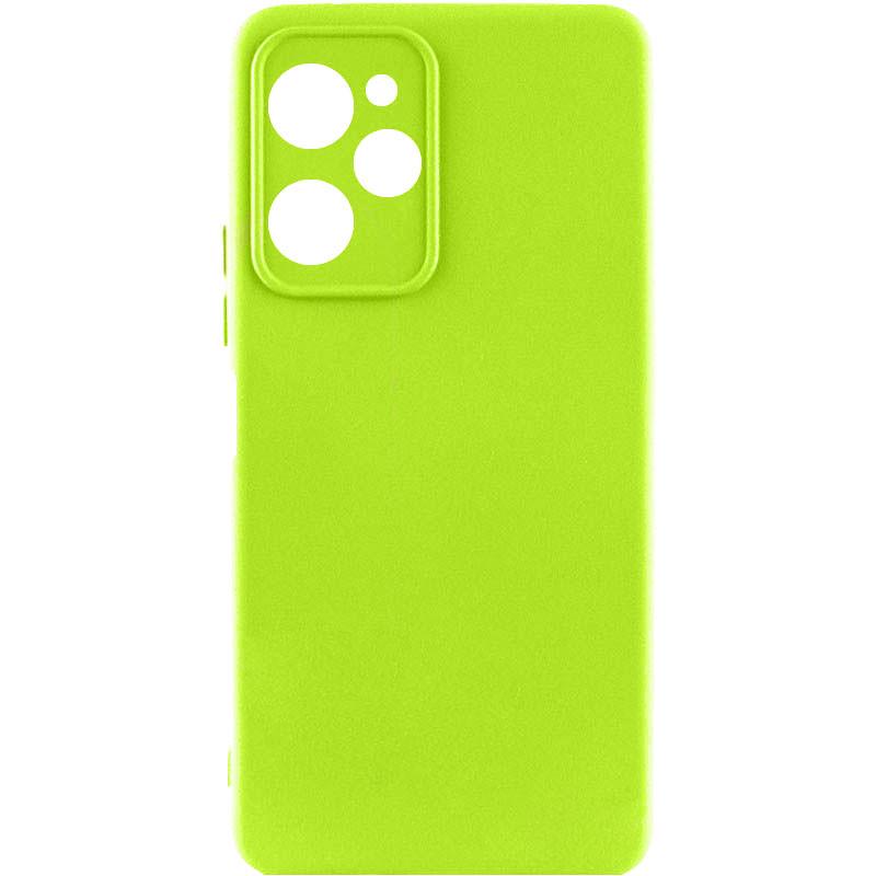 Противоударный чехол Silicone Cover Lakshmi Full Camera (A) для Xiaomi Poco X5 Pro 5G Салатовый / Neon Green
