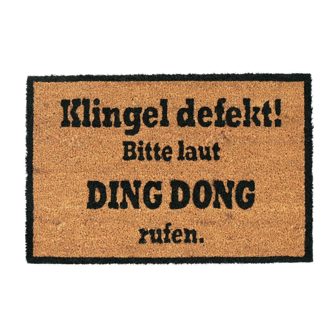 Коврик Relaxdays Ding Dong из кокосового волокна 60x40 см (10023846)