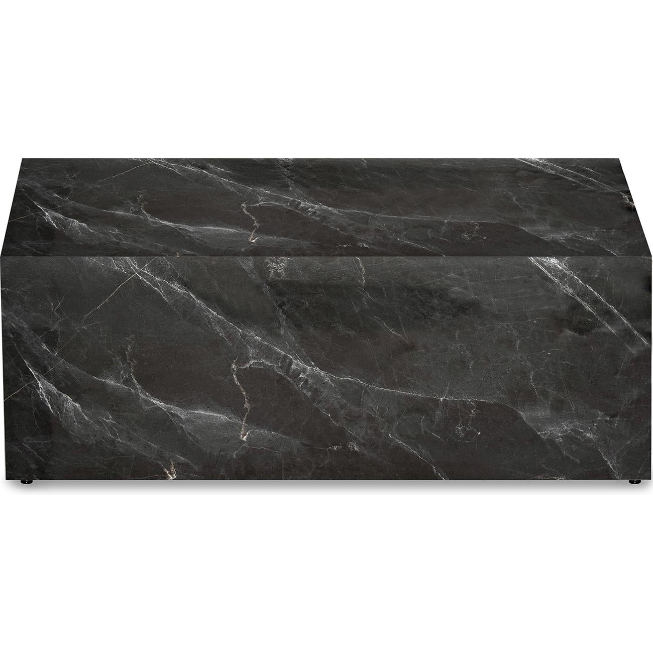 Кофейный столик Block 80х40 см Black marble finish (16074)