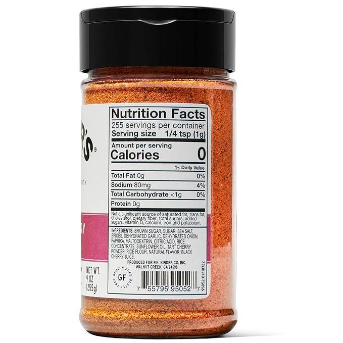 Приправа Kinder's Black Cherry Chipotle Rub для мяса и овощей 255 г (2345287507) - фото 3