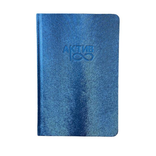 Планер для бизнеса и личных дел Актив LifeFLUX А5 на год русский язык Синий металлик (LFPLRLBM033)