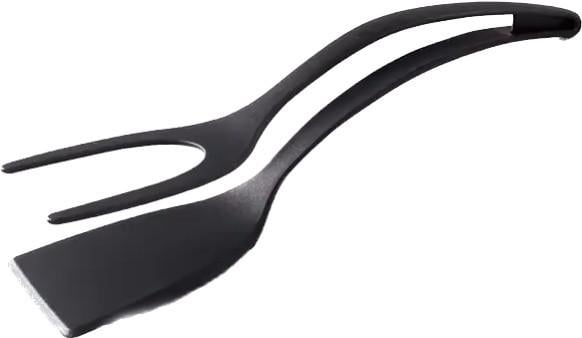 Лопатка кухонная щипцы 2в1 Черный (23705421)