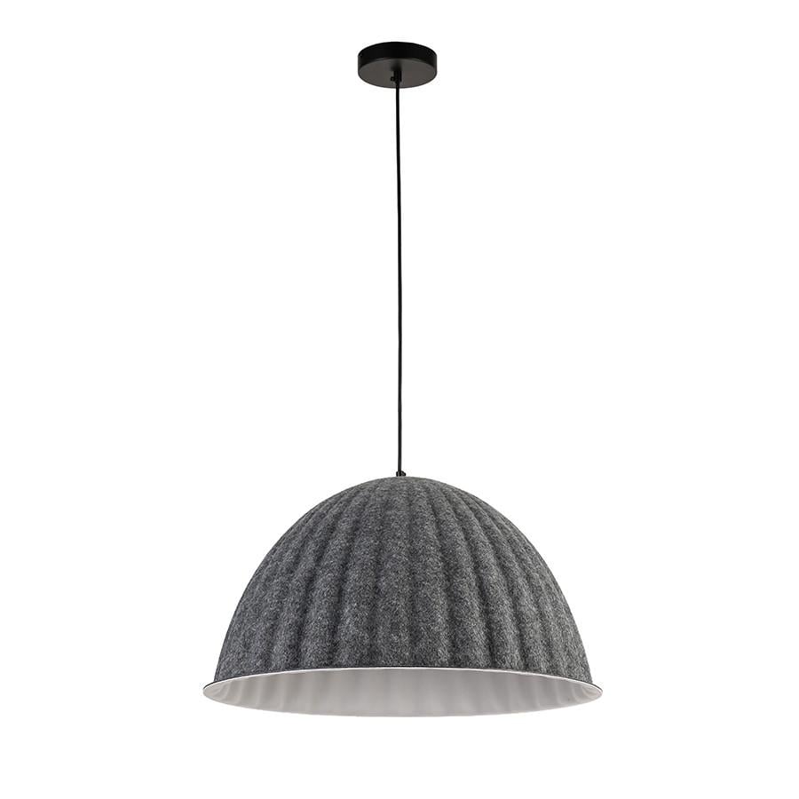 Світильник підвісний Levistella 8051890-1 C06+WH 550 з фетровим плафоном Темно-сірий (2690342178)