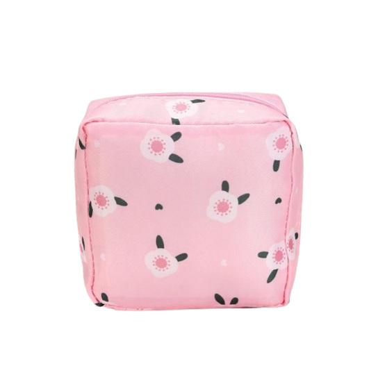 Органайзер-косметичка дорожній для гігієнічних серветок і прокладок на блискавці Pink (128651) Органайзер-косметичка дорожній для гігієнічних серветок і прокладок на блискавці Pink (128651)