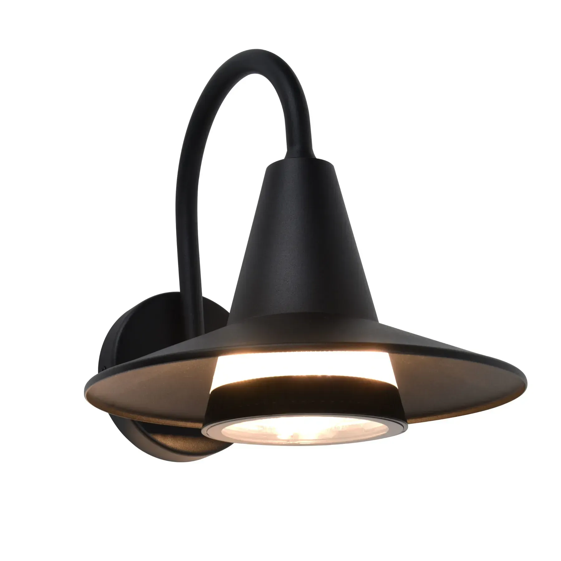 Уличный светильник настенный Lutec 5213901012 Swan Wall 1 Light E27 Tradition Black (5213901012)