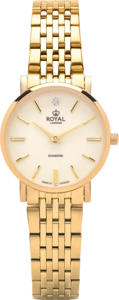 Наручные часы женские Royal London 21531-08 со стальным корпусом WR 50 м Золотой (3145607178)