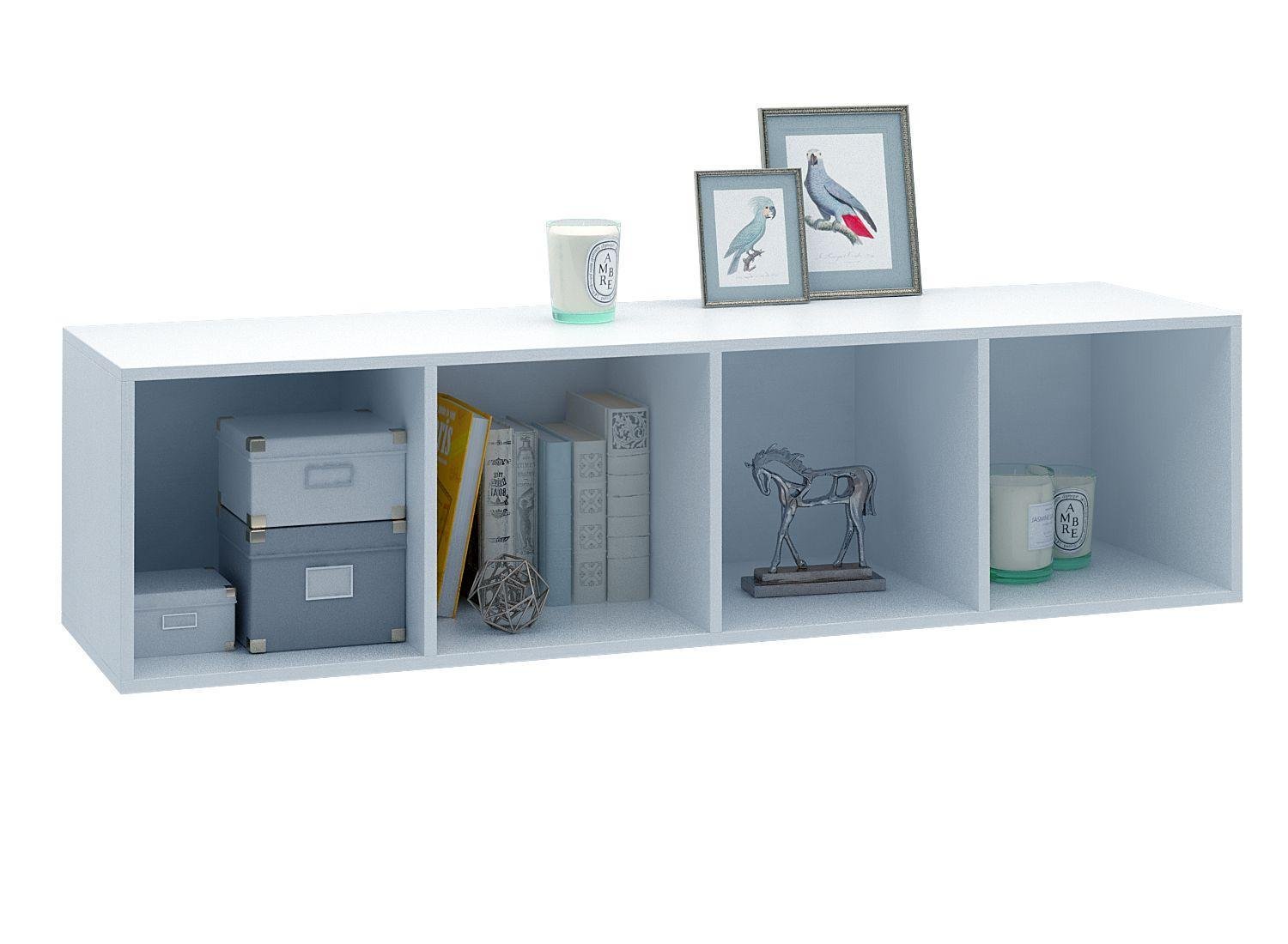 Полиця настінна Прайм-41 Білий (111762079) - фото 1 Полиця настінна Прайм-41 Білий (111762079) - фото 1