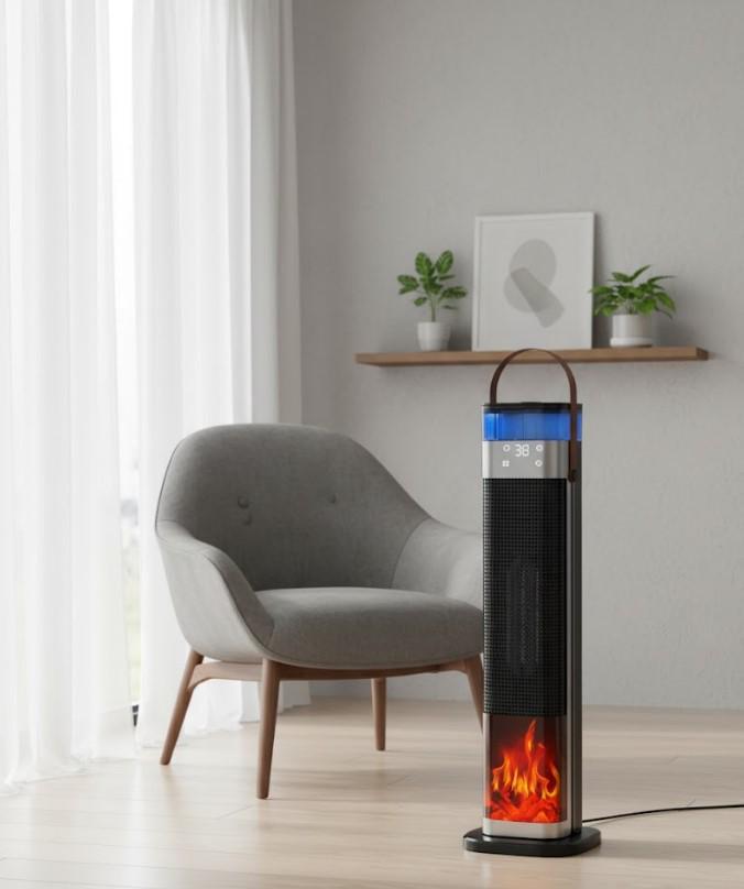 ᐉ Тепловентилятор Portable Fan Heater HQN218-28QD керамический с