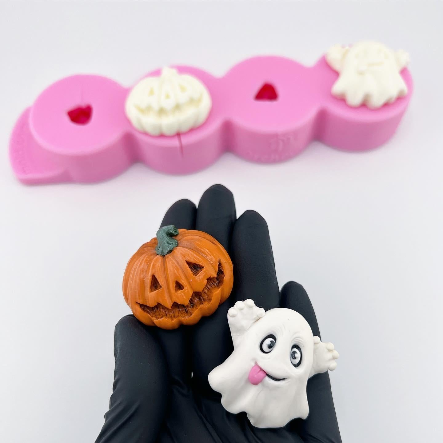 Силиконовый молд Хэллоуин конфеты (9207) Силиконовый молд Хэллоуин конфеты (9207)