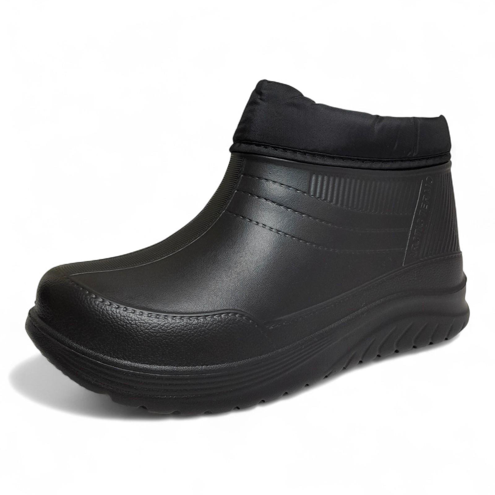 Галоши женские высокие теплые GIPANIS р. 37 23,5 см Черный (2765077773) - фото 3