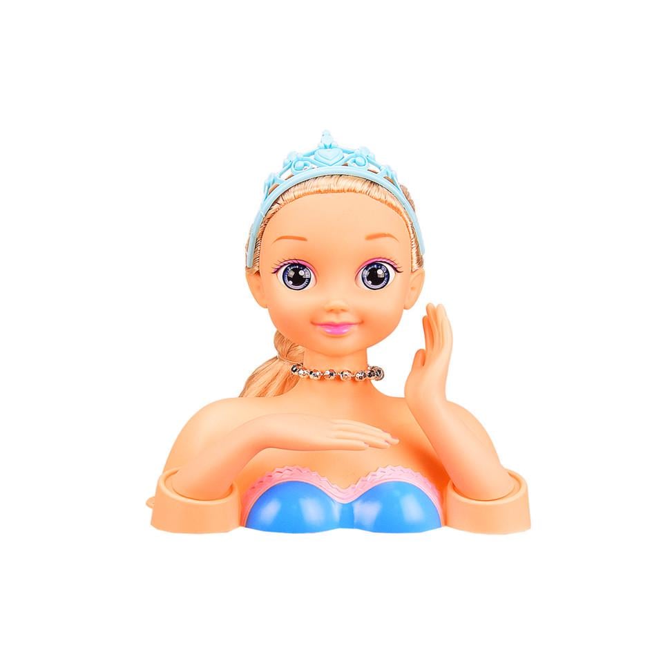 Лялька-манекен для зачісок Bambi YL428B-3/4 з аксесуарами Блакитний (26116018)