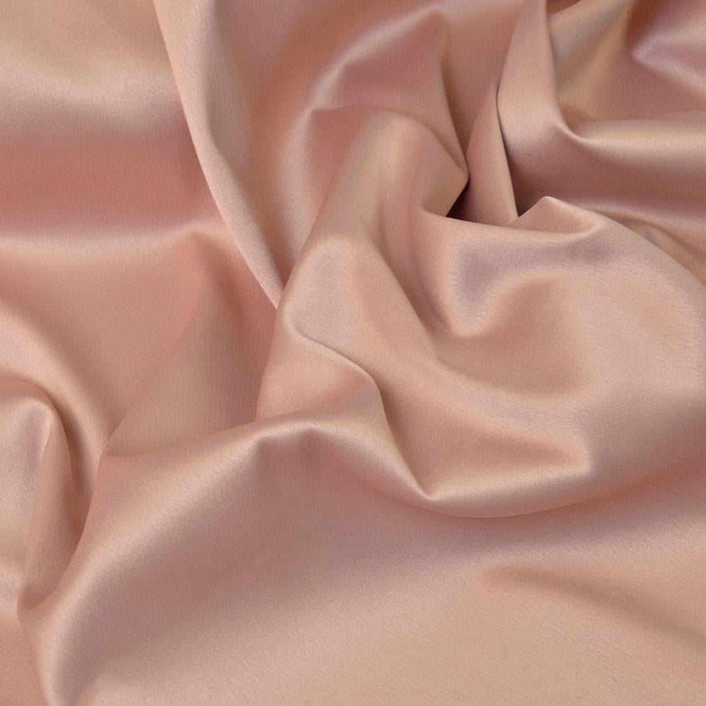 Ткань костюмно-платная Атлас Lux V-62 Розовая жемчужина (15571)