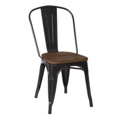 Стул барный SDM Толикс Черный/Дерево (24846889)