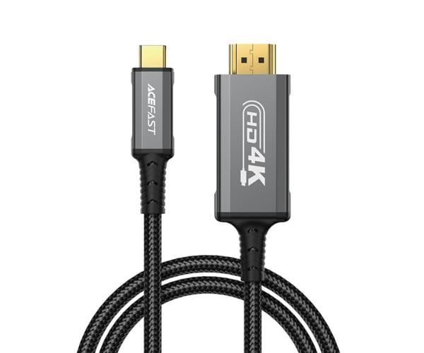 Видео кабель Acefast C1-10 HD видеокабель Type-C to HDMI Black