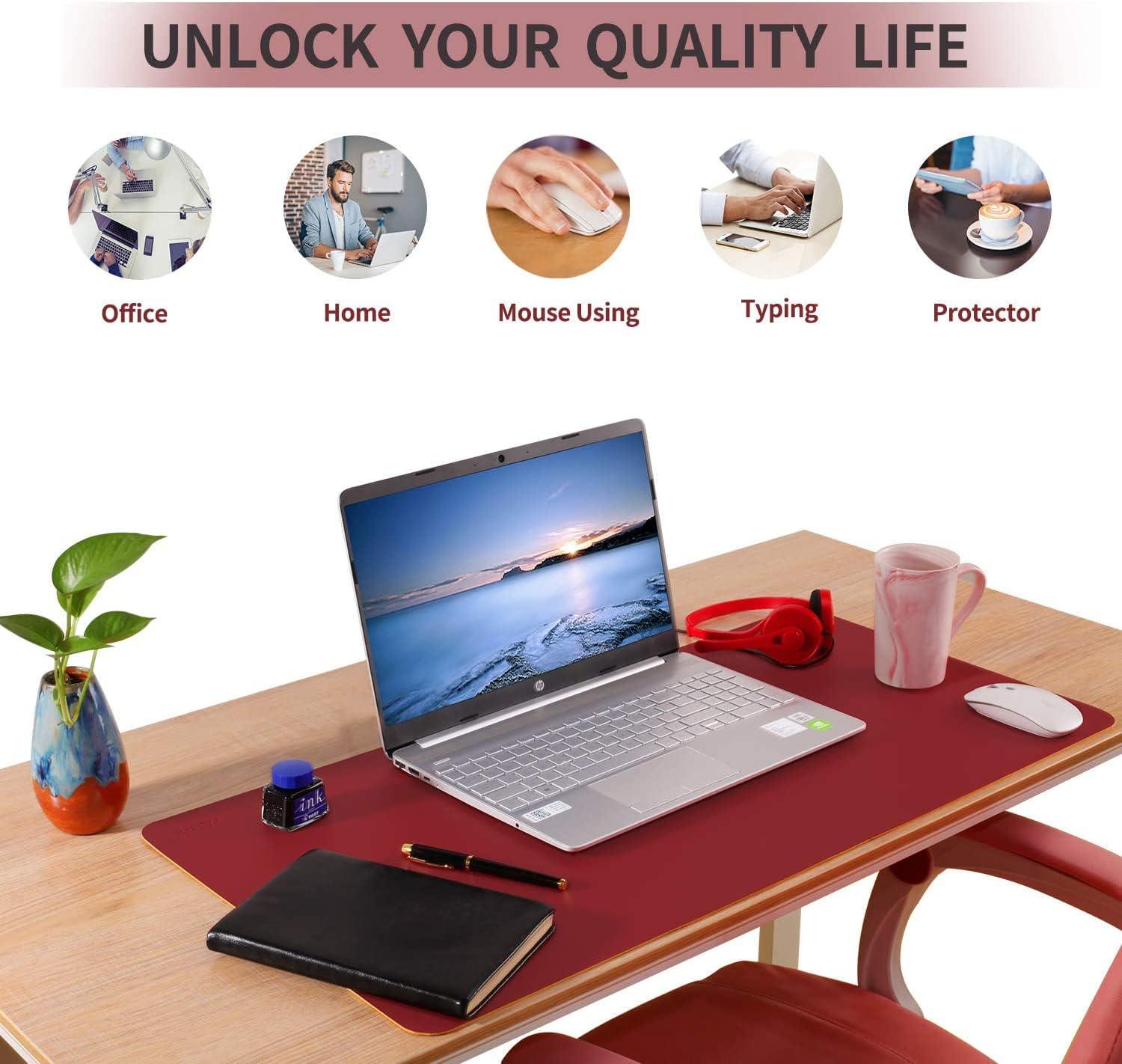 Ігрова поверхня Desk Mat Ultra Slim 900x400x1,8 мм Burgundy/Orange - фото 10 Ігрова поверхня Desk Mat Ultra Slim 900x400x1,8 мм Burgundy/Orange - фото 10