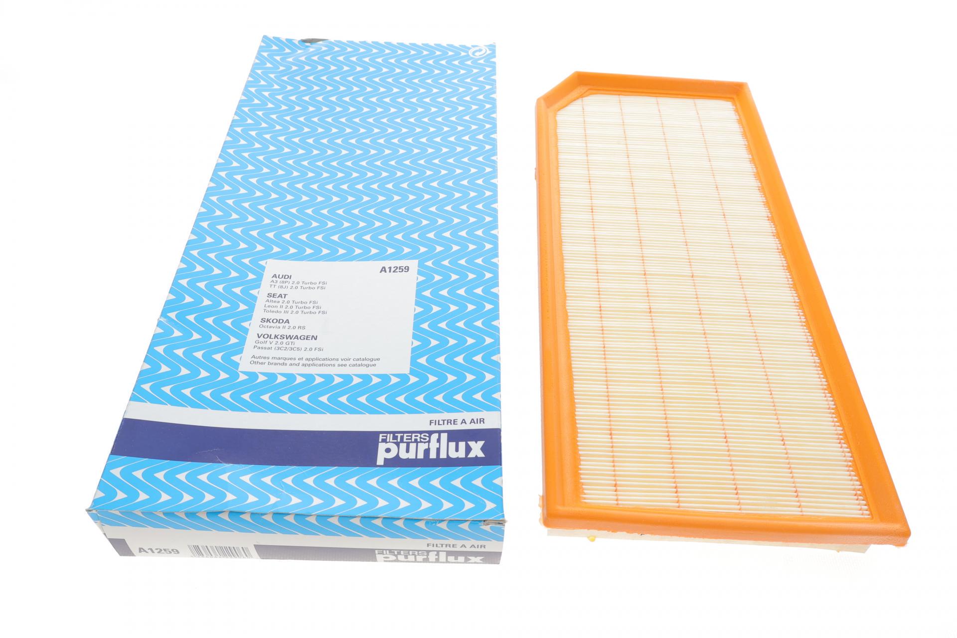 Фільтр повітряний PURFLUX для VW Passat 2,0TSI/FSI 05- (12- (A1259)