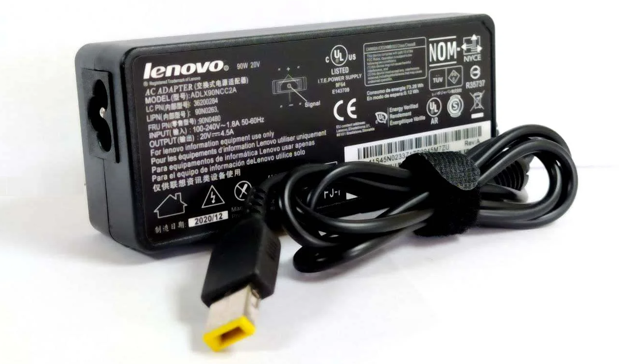 Блок питания для ноутбука Lenovo 20V 4,5 A 90W square 220B (1499418028) Блок питания для ноутбука Lenovo 20V 4,5 A 90W square 220B (1499418028)