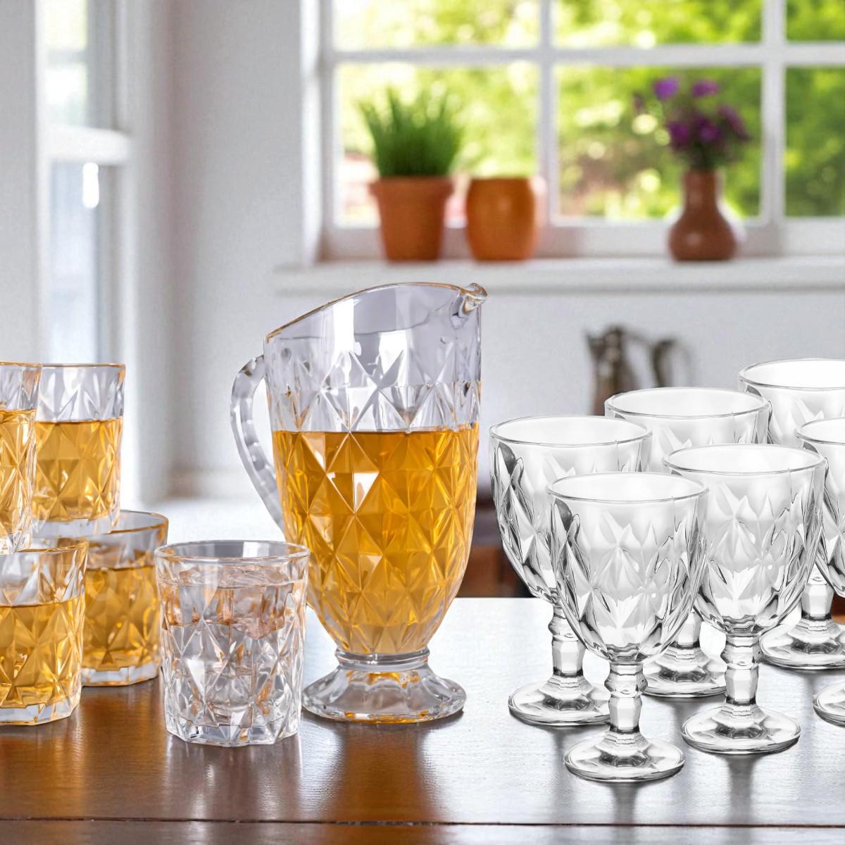 Набор для напитков KITUA кувшин/стаканы/фужеры 13 предметов - фото 2 Набор для напитков KITUA кувшин/стаканы/фужеры 13 предметов - фото 2