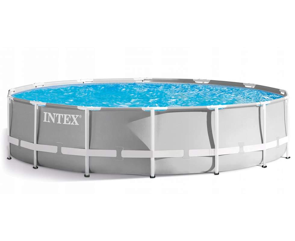 Бассейн каркасный Intex 26716 с стремянкой и насосом-фильтром 8503 л 366x99 см (i7-96758) - фото 2