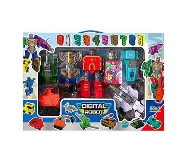 Робот-трансформер Машинка 5в1 для дітей 24 см (28111482)